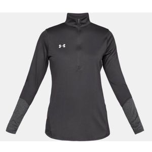 New With Tags Under Armour Women’s Half-Zip Small Gray Pullover